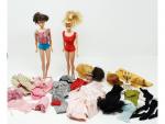 BARBIE (vers 1965-67) lot comprenant 2 poupées mannequin ...