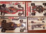 TAMIYA (échelle 1/12ème) 4 boites de maquettes de Formule 1...