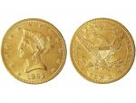 U.S.A, 10 Dollars 1892, 16.71 Gr, diam. 27 mm, TTB...