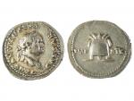 Vespasien, 69-79, denier argent, A/ tête de Vespasien, R/ ...