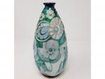 Camille FAURE (1874-1956) - Vase de forme conique en émaux...