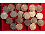Ensemble de 20 pièces de 10 Francs Turin argent, 1929,1930,...