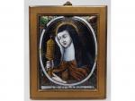 Jacques II Laudin (c.1665-1729) - "Sainte Clara" - Plaque en...