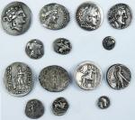 Grèce antique, ensemble de 7 monnaies argent, dont Tétradrachmes de...