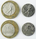 10 Francs Génie de la Bastille 1989 , Fautée ,...