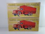 QUIRALU (France, v.1956) camion Berliet GBO bâché rouge/beige A.b et...