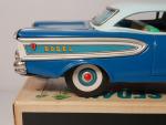 TN, Japon (v.1958) Edsel 2-door sedan 1958, tôle laquée bleu...