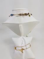 Christian LACROIX : parure composée d'un collier et d'un bracelet...