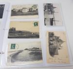 18 feuilles d’album SOMME avec 180 Cartes Postales anciennes