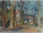 Louis Agricol MONTAGNÉ (1879-1960) - "Paysage provençal au ...