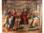 École flamande vers 1630 - "Jésus parmi les docteurs" -...