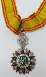Une médaille de l'Ordre de Nicham Iftikar - Maroc -...