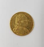 1 pièce de 20 francs or - Louis XVIII, roi...
