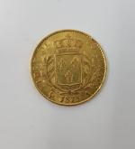 1 pièce de 20 francs or - Louis XVIII, roi...