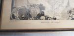 Une carte du Gard - Epoque XIXème - 26,5X41,5cm -...