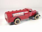 DINKY FRANCE ref 25d camion citerne ESSOLUBE (1936-39) rouge/chassis noir,...
