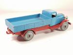 DINKY FRANCE, 2 camions avant-guerre dont :ref 25f maraicher greige...
