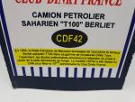 CLUB DINKY FRANCE ref CDF42 camion saharien Berliet T100 couleur...
