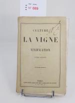 GUYOT (J.) : Culture de la vigne et vinification.Paris, vers...