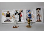 6 figurines de personnages de Lucky Luke en résine -...
