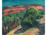René SEYSSAUD (1867/1952) -  "La vallée rouge" - H/T...