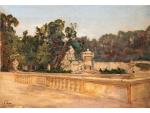 Louis GAIDAN (1847-1925)  - Les jardins de la Fontaine,...