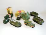 DINKY G.B., 7 modèles militaires : réf 626 Ambulance B.o,...