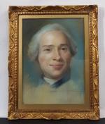 Raphaël BOUQUET - Ecole française XIX-XXeme - "Portrait de gentilhomme"...