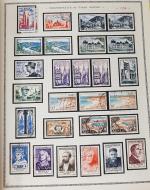 FRANCE collection entre 1852 et 1966 avec Poste aérienne, taxe,...
