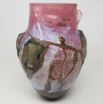 Jean-Claude NOVARO (1943-2014) - un vase en verre soufflé à...