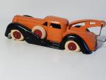 MANOIL (USA, v.1937) dépanneuse profilée orange/noir , L : 12cm, bel...
