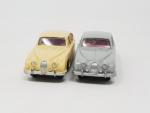 DINKY G.B., 2 modèles réf 195 Jaguar 3,4 litres :...