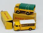 DINKY FRANCE, 2 camions : réf 33AN Simca Cargo BAILLY...