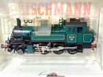 FLEISHMANN HO, 2 locomotives belges type vapeur : réf 1030...