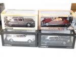 NOREV 1/18ème, 4 modèles : DS19 cabriolet 1961 grenat, DS20...