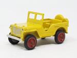 GASQUY-SEPTOY (Belgique, v.1950) Jeep Willys jaune/jantes rouge, versions à pneus...