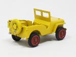 GASQUY-SEPTOY (Belgique, v.1950) Jeep Willys jaune/jantes rouge, versions à pneus...