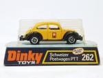 DINKY G.B. réf 262 Volkswagen Coccinelle PTT Suisses , jaune/noir,...