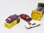 DINKY G.B.., 3 modèles : réf 165 Ford Capri vioette...