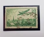 FRANCE Poste Aérienne N°14, 50 francs vert, oblitéré cad, SUP