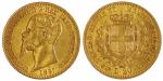 Royaume de Sardaigne, Victor Emmanuel II, 20 lire or 1857...