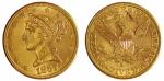 Etats-Unis, 5 Dollars or Liberty 1887 S, 8.35 Gr, ø...