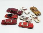 DINKY TOYS, 8 modèles en état d'usage : Opel Admiral,...