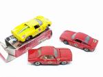 MERCURY (Italie), 3 modèles : Ferrari 330P2 jaune (manque essuie-glace...