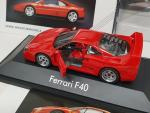 HERPA (Allemagne, 1/43, plastique assez détaillé), 6 modèles Ferrari :...