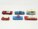 CORGI TOYS (années 60), 6 véhicules :Karrier Ice Cream C+.o,...