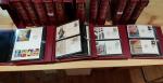 FRANCE collection de FDC en 15 volumes, quelques mouillures, en...