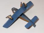 L.R. (Louis Roussy, Paris 1935) avion de combat en plomb...