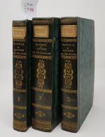 BROUSSAIS (F.J.V.) : Histoire des phlegmasies chroniques.Paris, Gabon, 1822, 3...