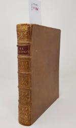 HELVETIUS C.A.) : De l’Esprit.Paris, Durand, 1758, in-4 veau époque,...